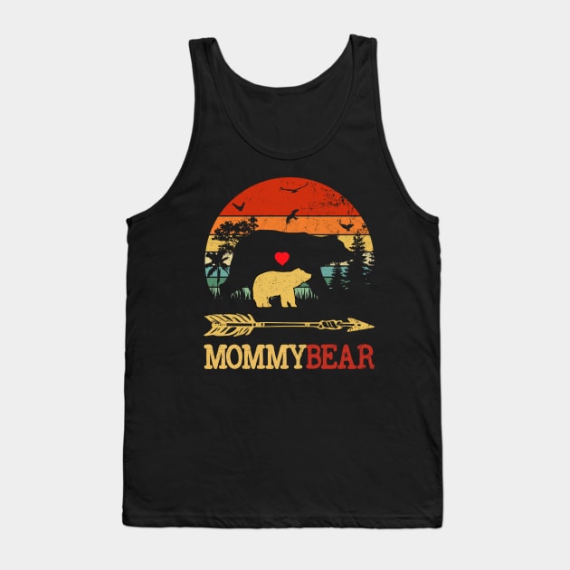 Mommy Bear Funny Vintage Gift Mother's Day Tank Top by RoseKinh